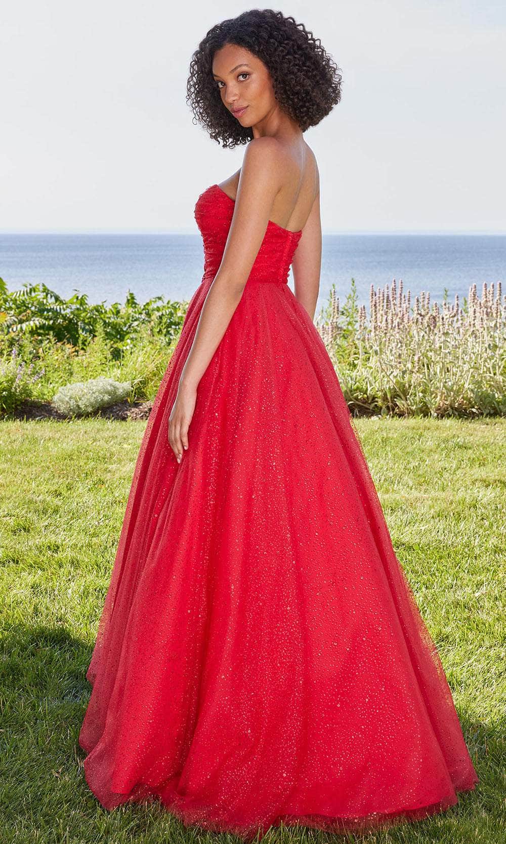 Mori Lee 49137 - Strapless Cutout Prom Dress Prom Dresses