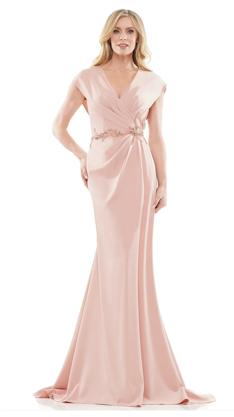 Marsoni by Colors MV1226 - Elegant V Neck Dress