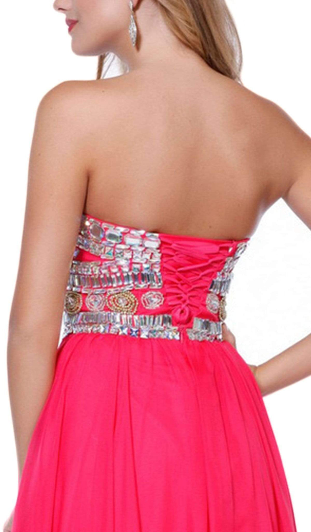 Nox Anabel - 8153 Strapless Bejeweled Bodice Long Evening Dress Special Occasion Dress
