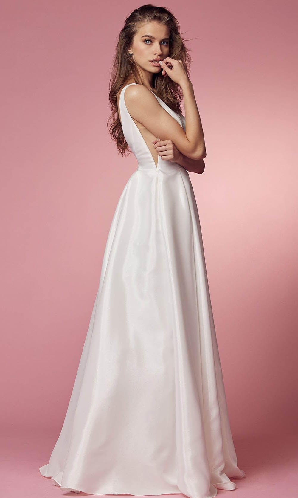 Nox Anabel Bridal E156PW - Sleeveless Bridal Dress Bridal Dresses