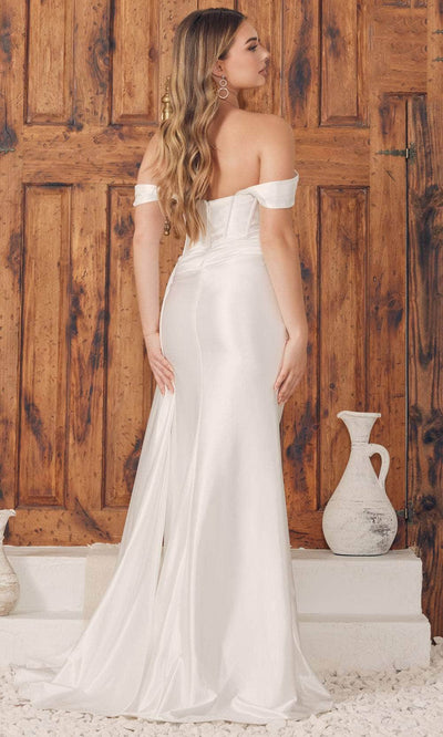 Nox Anabel E1043W - Corset Fitted Bodice Bridal Dress Special Occasion Dresses