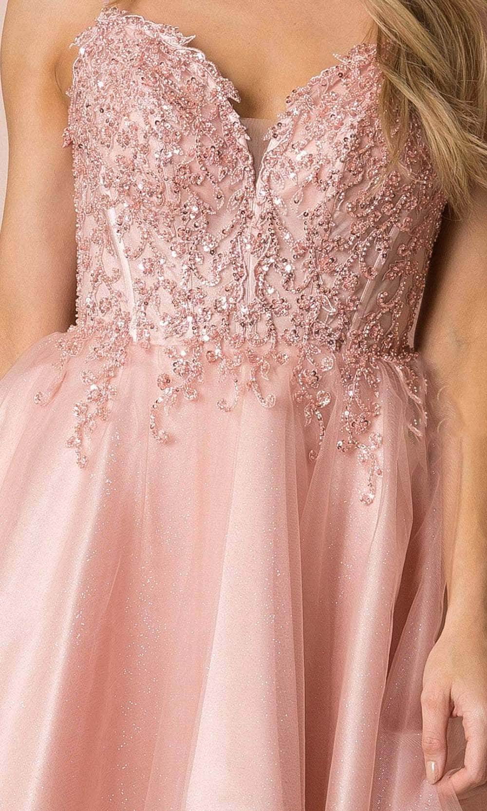 Nox Anabel F732 - Tie Strap A-Line Cocktail Dress Cocktail Dresses