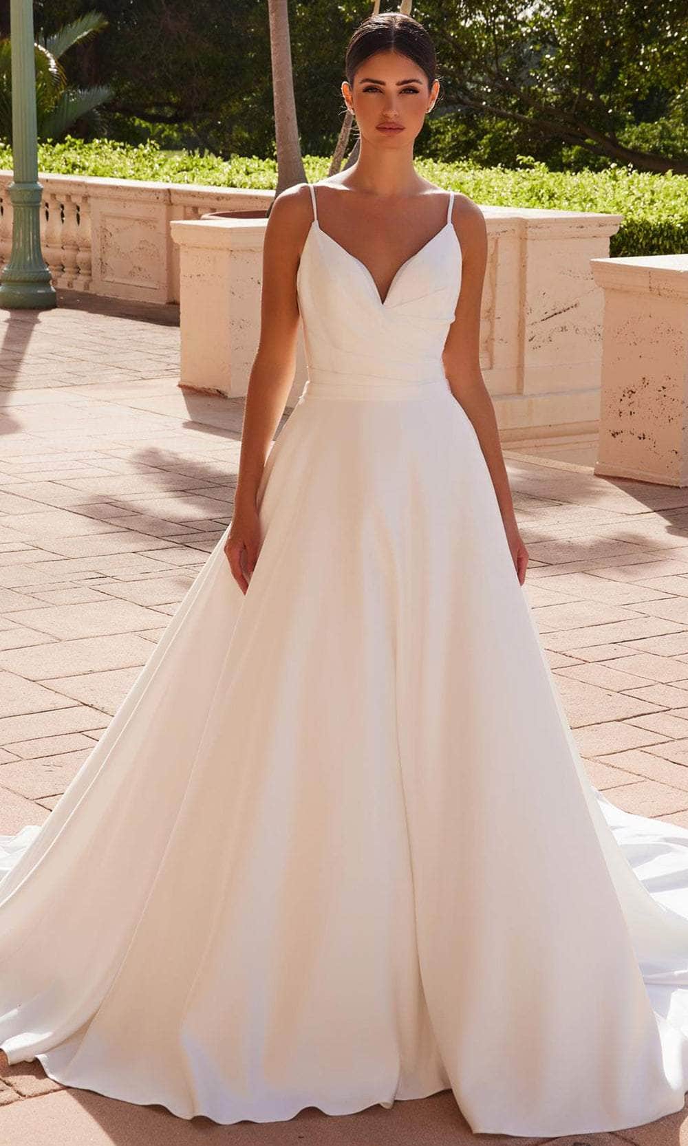 Nox Anabel JE1015 - Embroidered Trumpet Gown Wedding Dresses