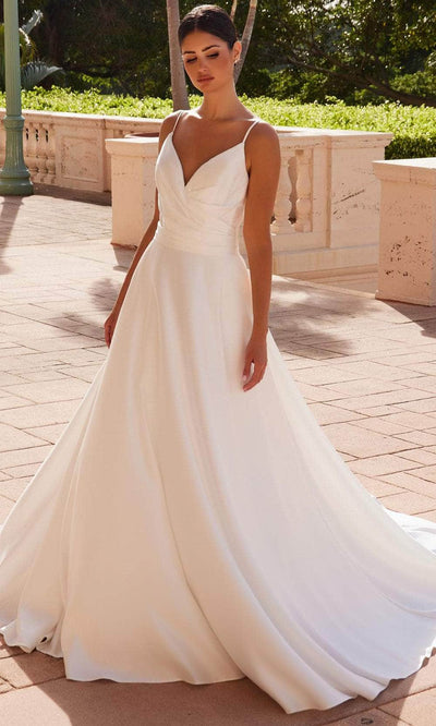 Nox Anabel JE1015 - Embroidered Trumpet Gown Wedding Dresses