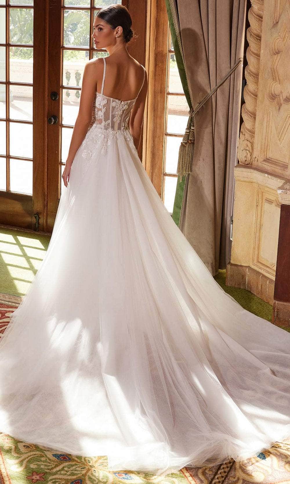 Nox Anabel JE1021 - Stunning Beaded Tulle A-line Gown Wedding Dresses