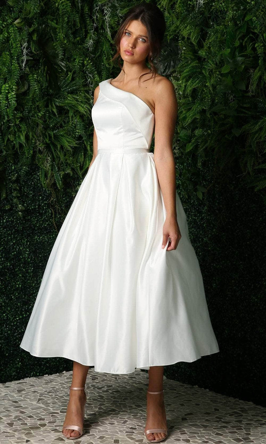 Nox Anabel JE931 Asymmetric Pleated A-Line Formal Dress