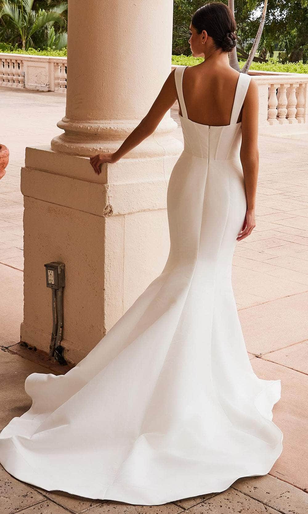 Nox Anabel JW1034 - Luxurious Stretch Satin Formal Gown Wedding Dresses