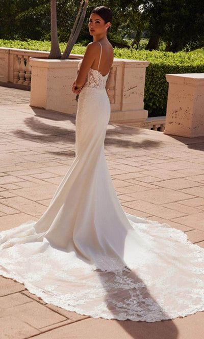 Nox Anabel JW1036L - Lace Applique Mermaid Bridal Gown Wedding Dresses