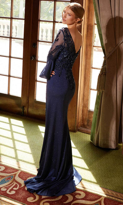 Nox Anabel MD129 - Bell Sleeve Floral Detail Dress Mother of the Bride Dresses