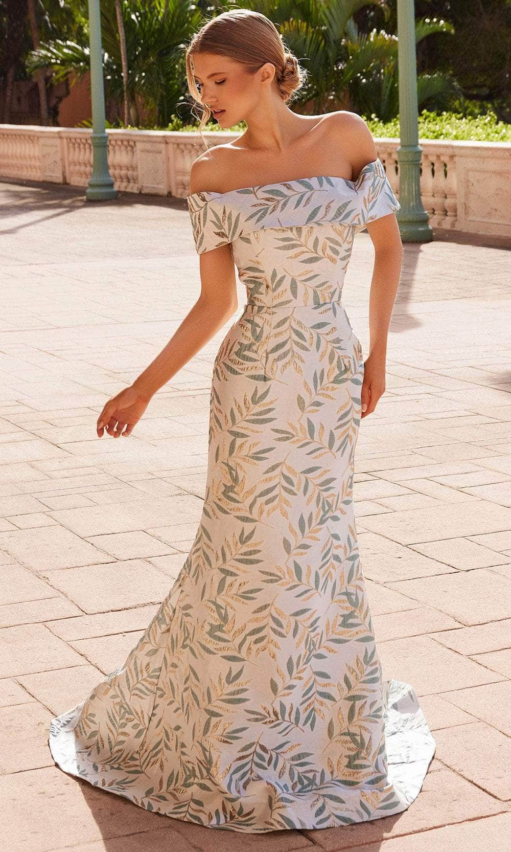 Nox Anabel MJ134 - Romantic Floral Mermaid Dress Evening Dresses