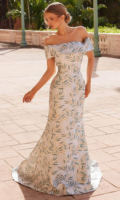 Nox Anabel MJ134 - Romantic Floral Mermaid Dress Evening Dresses