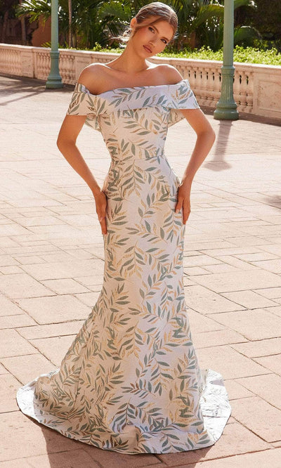 Nox Anabel MJ134 - Romantic Floral Mermaid Dress Evening Dresses