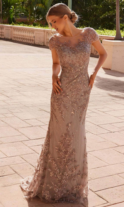 Nox Anabel MT110 - Floral Embroidered Tulle Evening Dress Mother of the Bride Dresses