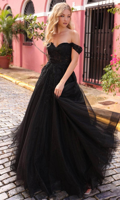 Nox Anabel R1303P - Elegant Tulle Ballgown with Lace Bodice Ball Gowns