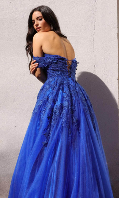 Nox Anabel R1303P - Elegant Tulle Ballgown with Lace Bodice Ball Gowns