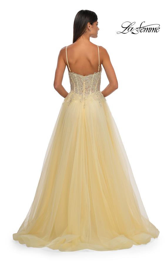 La Femme 32646 - Sleeveless A-Line Prom Gown