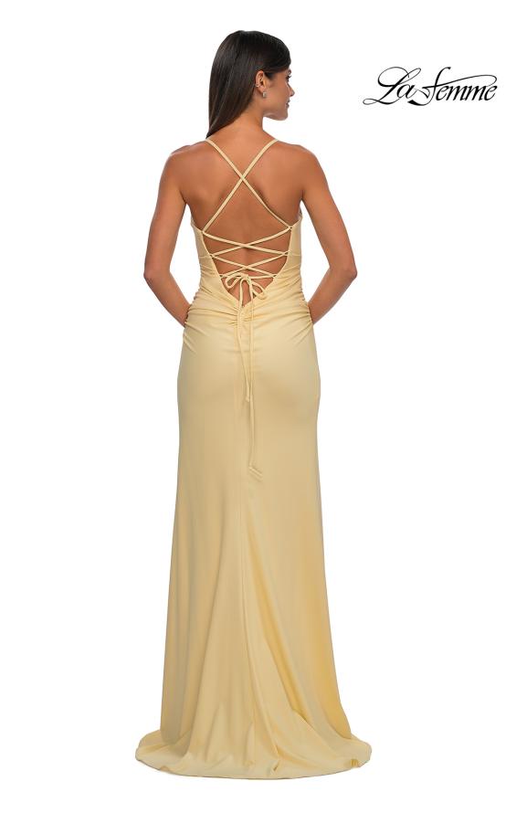 La Femme 32851 - Ruched  Jersey Prom Gown