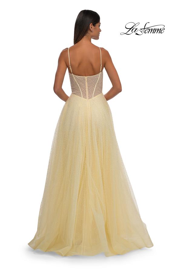 La Femme 32644 - Beaded Bodice A-Line Prom Gown