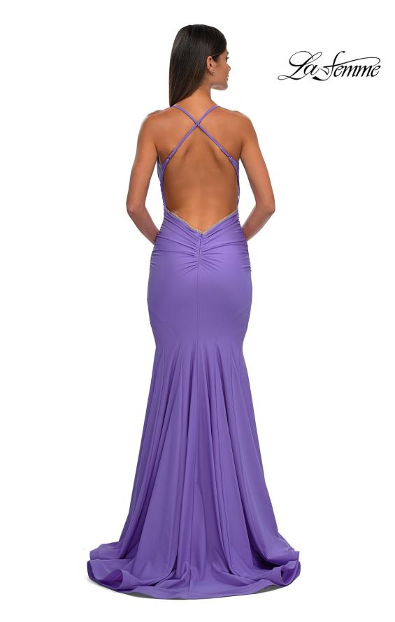La Femme 32918 - Ruched Mermaid Prom Gown