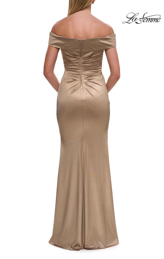 La Femme 31621 - Satin Mermaid Evening Dress
