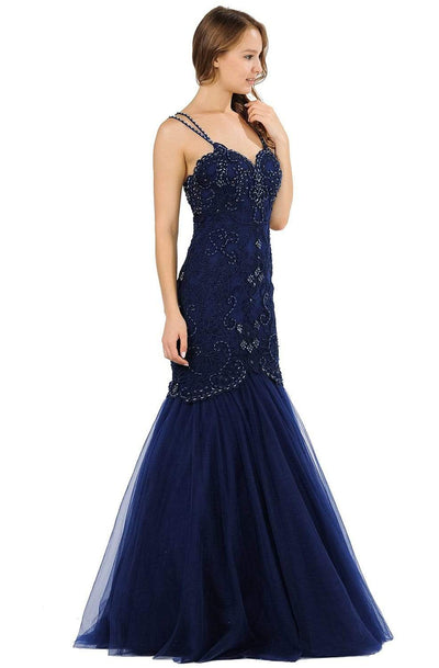 Poly USA - 8352 Embellished Sweetheart Trumpet Gown Prom Dresses