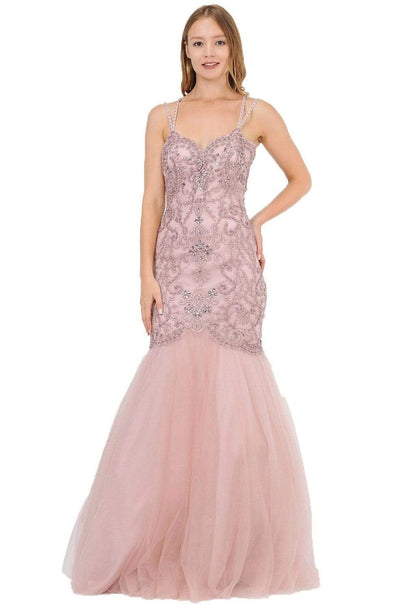 Poly USA - 8352 Embellished Sweetheart Trumpet Gown Prom Dresses