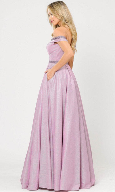 Poly USA 8664 - Off-shoulder Sweetheart Neckline Long Gown Prom Dresses