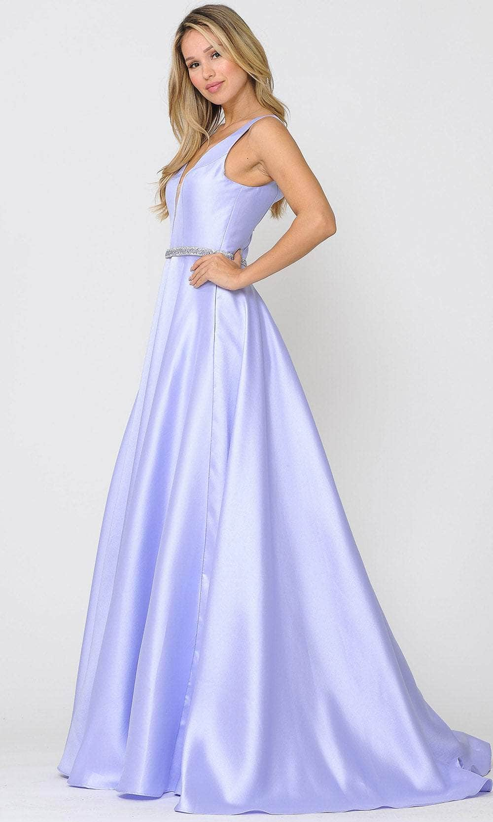 Poly USA 8682 - Mikado Sleeveless A-Line Long Gown Special Occasion Dress