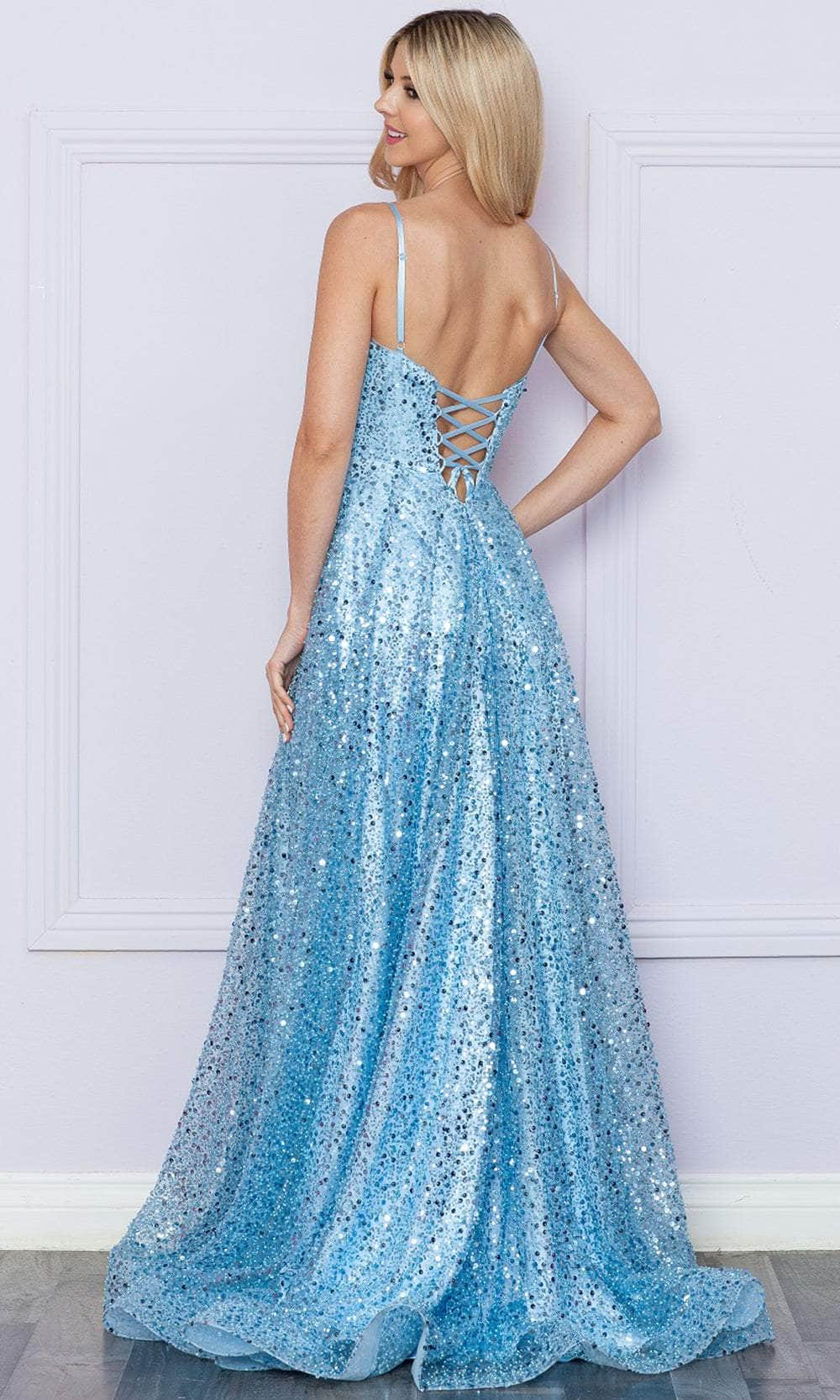 Poly USA 9290 - Sleeveless Fully Sequin Prom Dress Prom Dresses