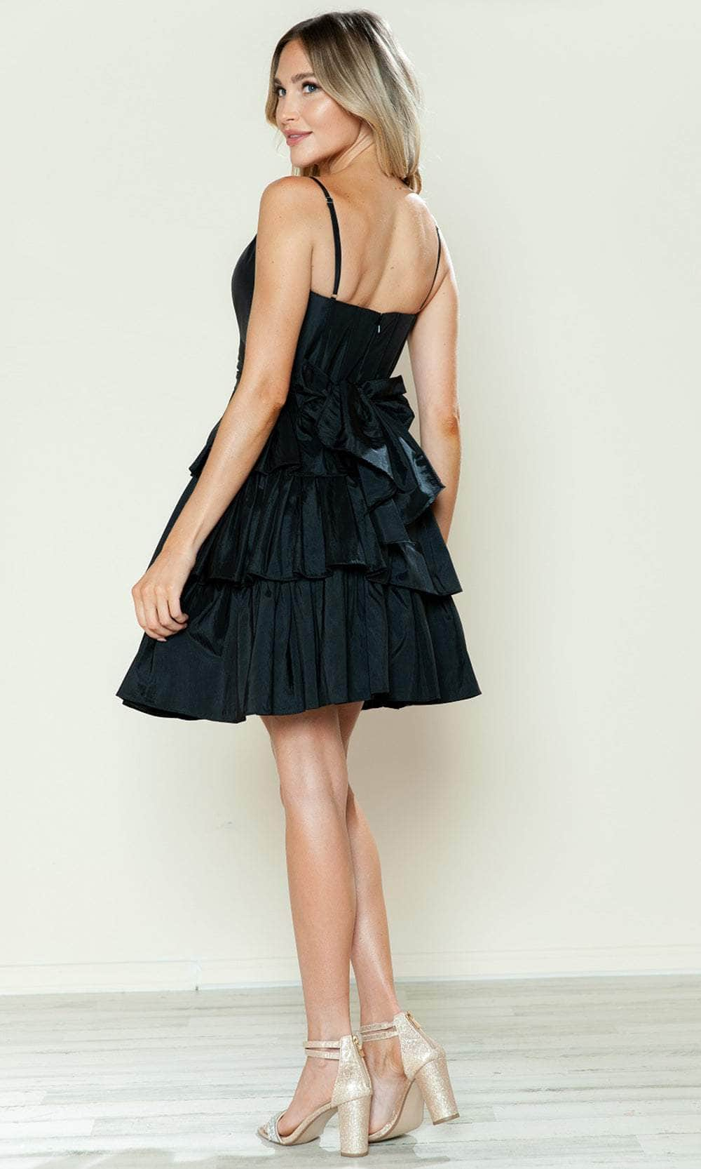 Poly USA 9590 - Sleeveless Bow Cocktail Dress Cocktail Dresses