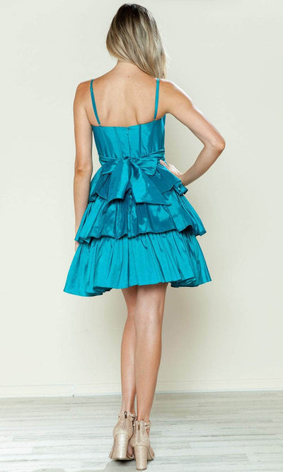 Poly USA 9590 - Sleeveless Bow Cocktail Dress Cocktail Dresses