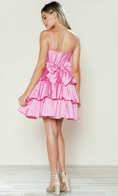 Poly USA 9590 - Sleeveless Bow Cocktail Dress Cocktail Dresses