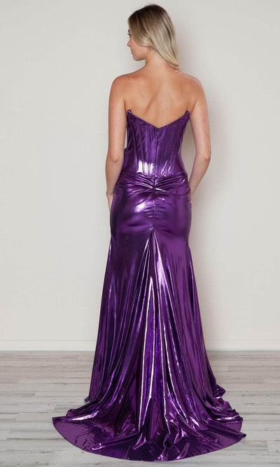 Poly USA 9682 - Sheath Silhouette Corset Prom Gown Evening Dresses