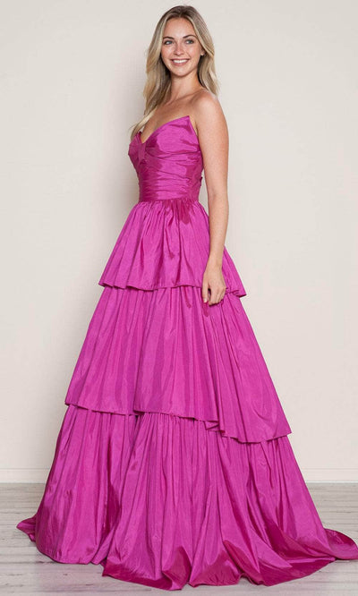 Poly USA 9694 - Tiered A-Line Prom Dress Prom Dresses