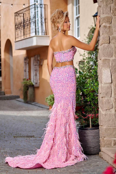 Portia and Scarlett PS24630 - Two-Piece Beaded Gown Pageant Dresses
