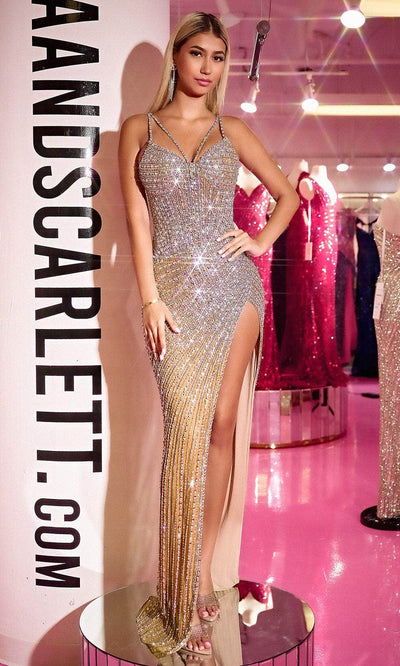 Portia and Scarlett PS24852C - Sequin Sleeveless Prom Dress Special Occasion Dress