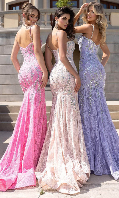 Portia and Scarlett PS25150 - Crystal Embellished Prom Dress Pageant Dresses