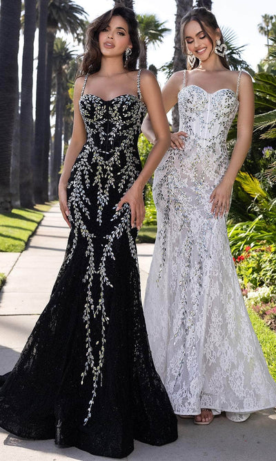 Portia and Scarlett PS25150 - Crystal Embellished Prom Dress Pageant Dresses