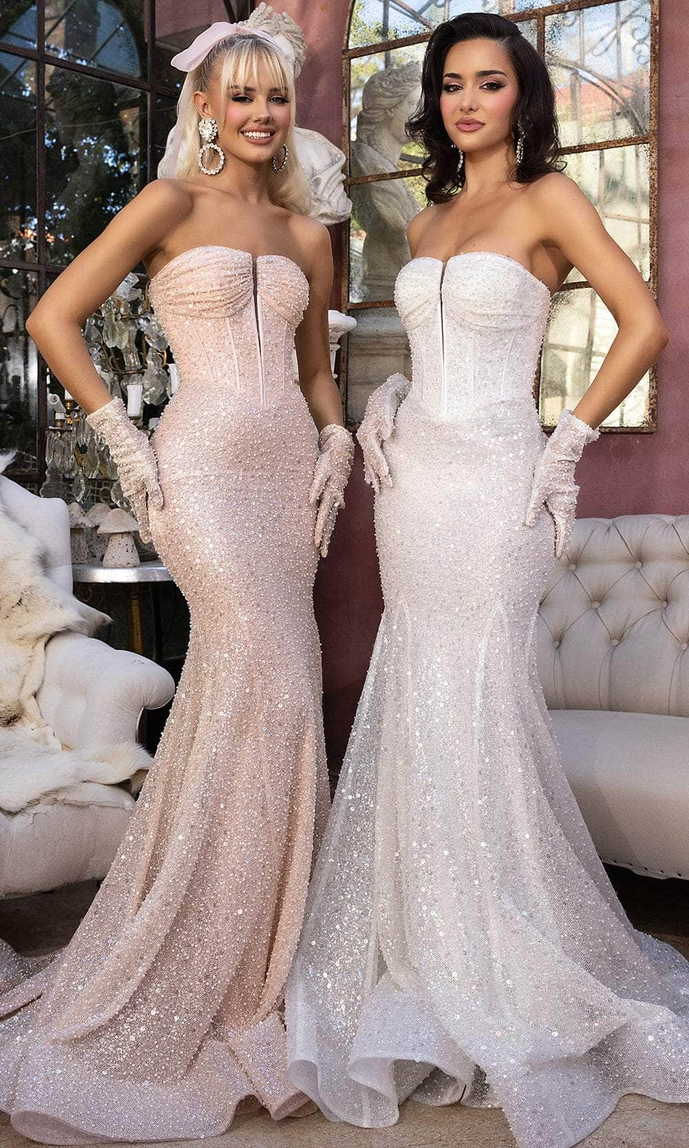 Portia and Scarlett PS25190 - Beaded Sweetheart Prom Dress Prom Dresses 00/ Ivory