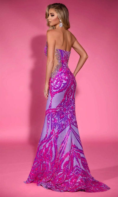 Portia and Scarlett PS25263 - Sequins Sheath Evening Dress Pageant Dresses