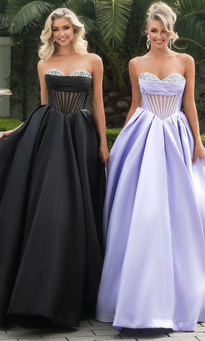 Portia and Scarlett PS25306 - Strapless Corset Ballgown Ball Gowns