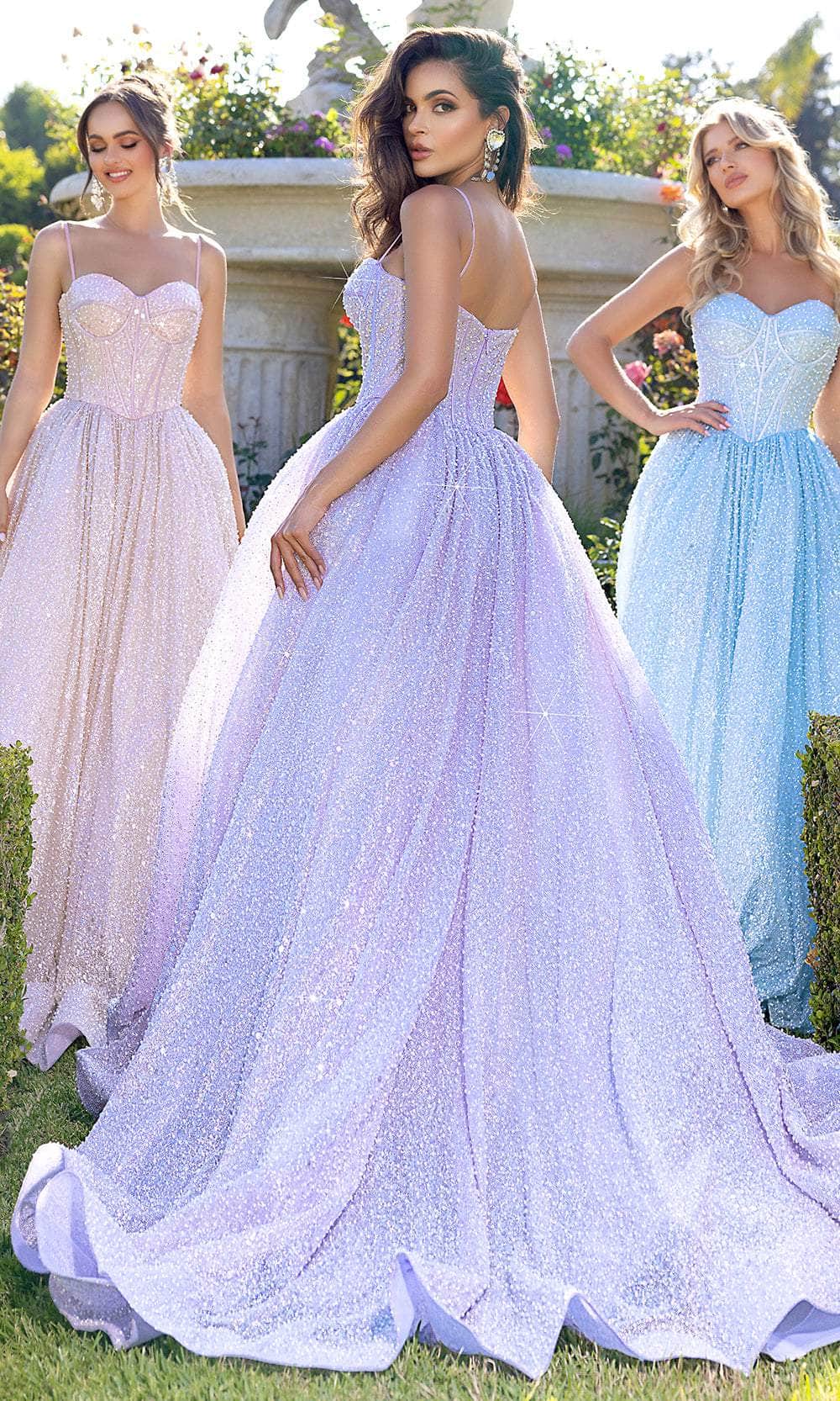Portia and Scarlett PS25308 - Sweetheart Corset Bodice Prom Ballgown Quinceanera Dresses