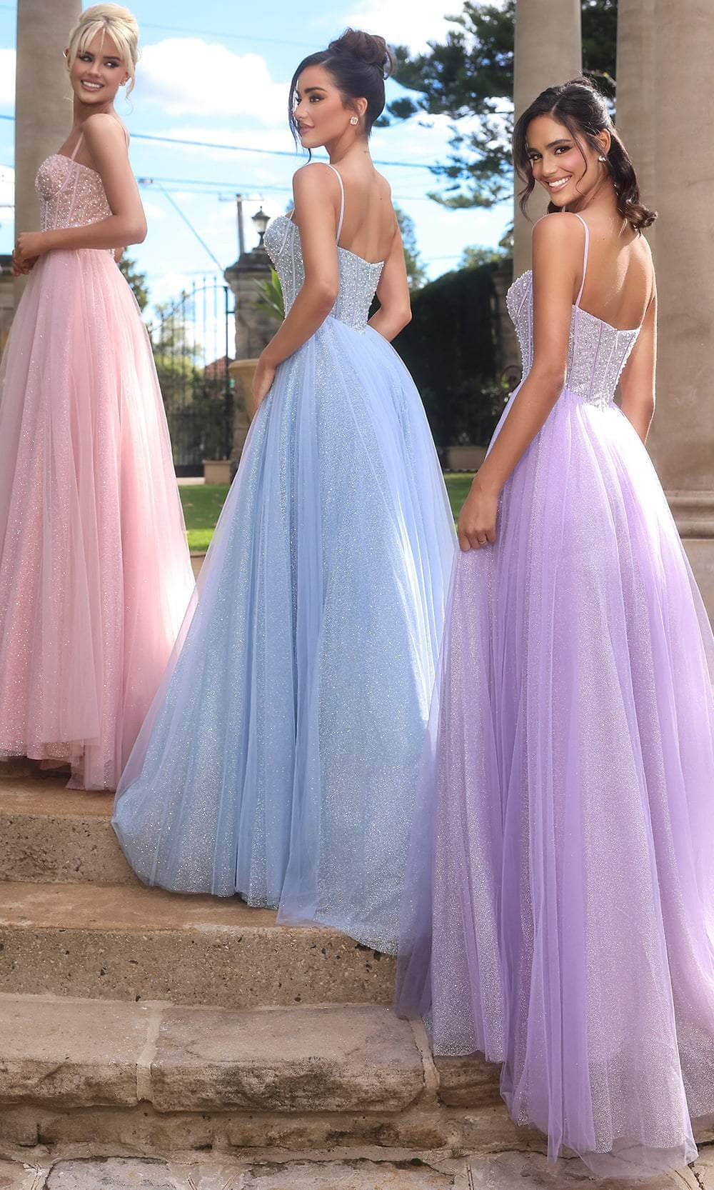 Portia and Scarlett PS25311 - Spaghetti Strap Ballgown Prom Dresses