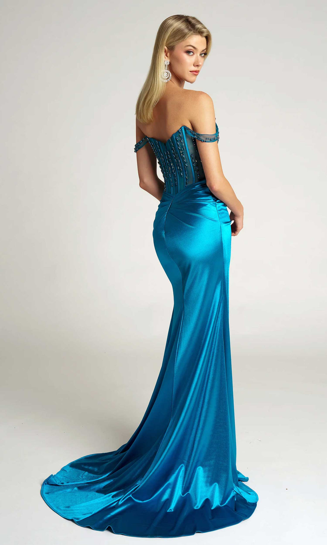 Portia and Scarlett PS26046 - Sleeveless Hand-Beaded Fitted Dress