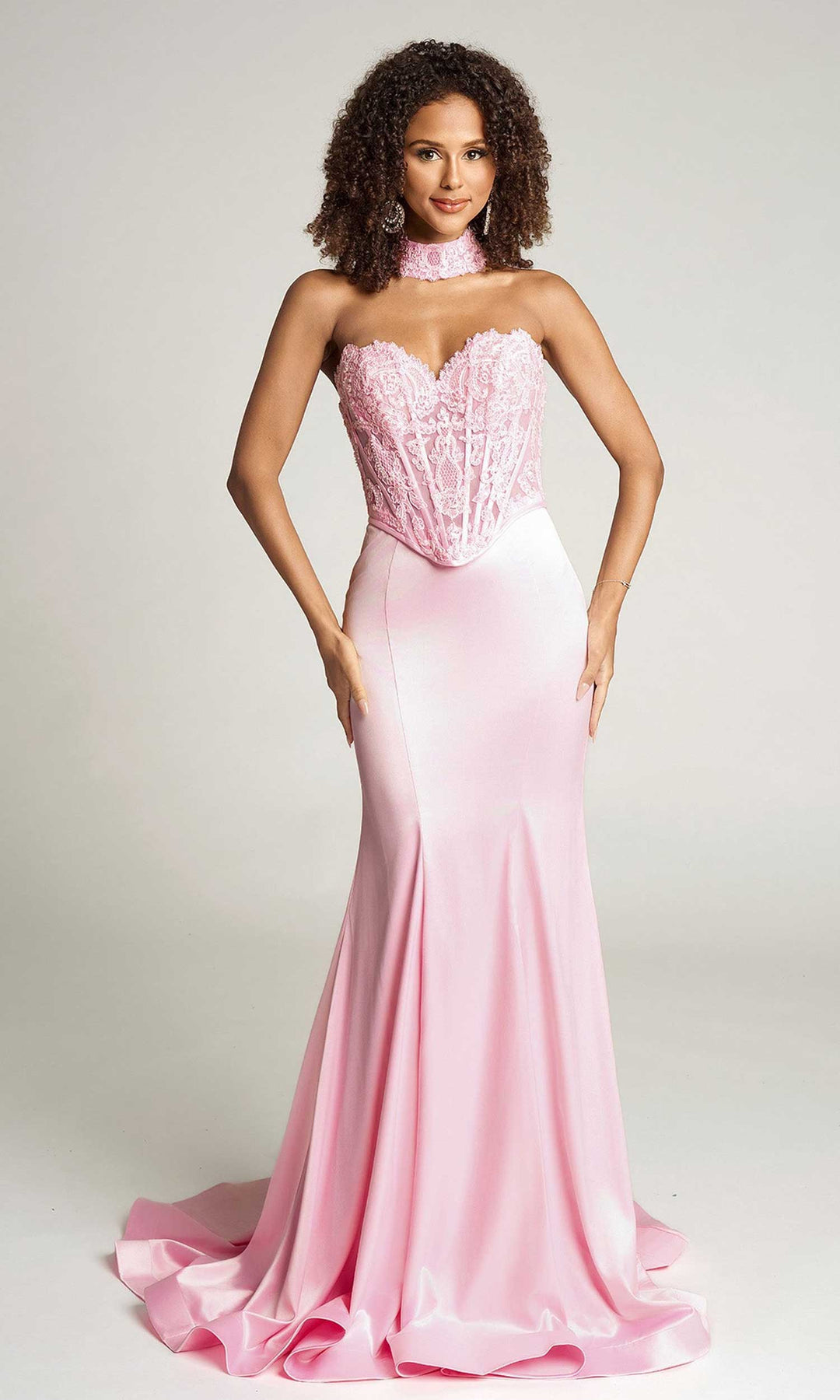 Portia and Scarlett PS26086 - Embroidered Top Sweetheart Evening Gown