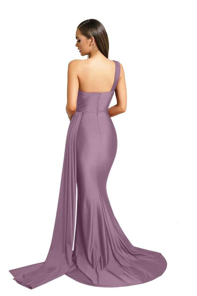 Portia and Scarlett - PS6321 One Shoulder Fitted Evening Gown Evening Dresses