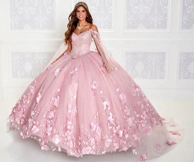 Princesa by Ariana Vara PR22021NL - Applique Ballgown