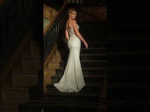 Ladivine J4305 - Sleeveless Corset Prom Gown