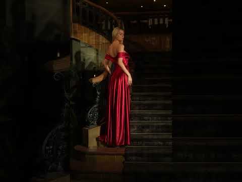 Ladivine J880 - Embellished Sweetheart Neck Prom Gown