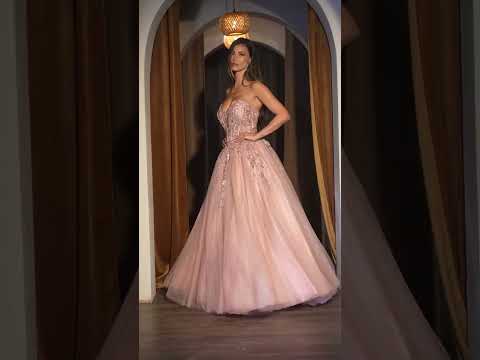 Ladivine CDS536 - Strapless Corset Prom Gown